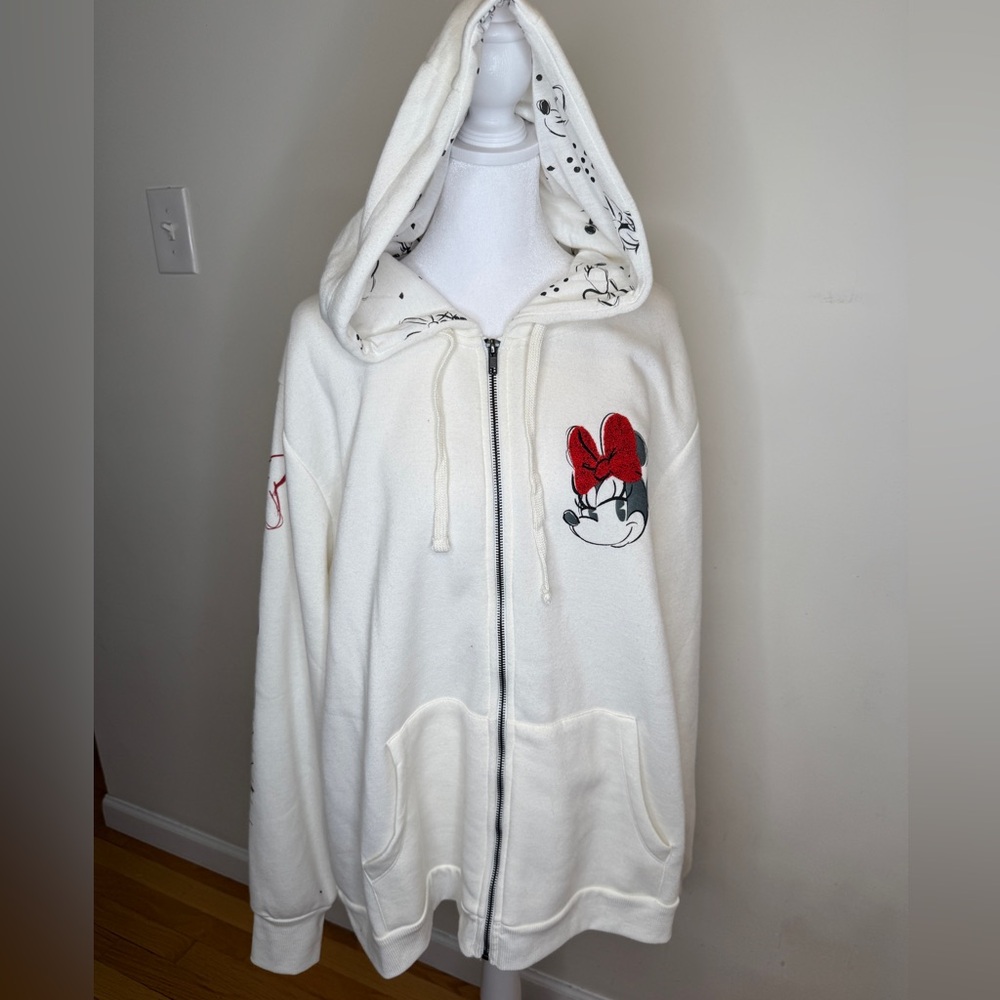 Disney Minnie Mouse Zip Hoodie 2X